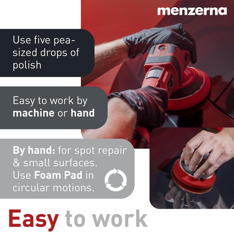 menzerna Polishing Set – HCC1000, MCC2500 & 3800 | 3-Step System for Scratch Removal, Swirl Elimination & Mirror-Like Finish - Image 2